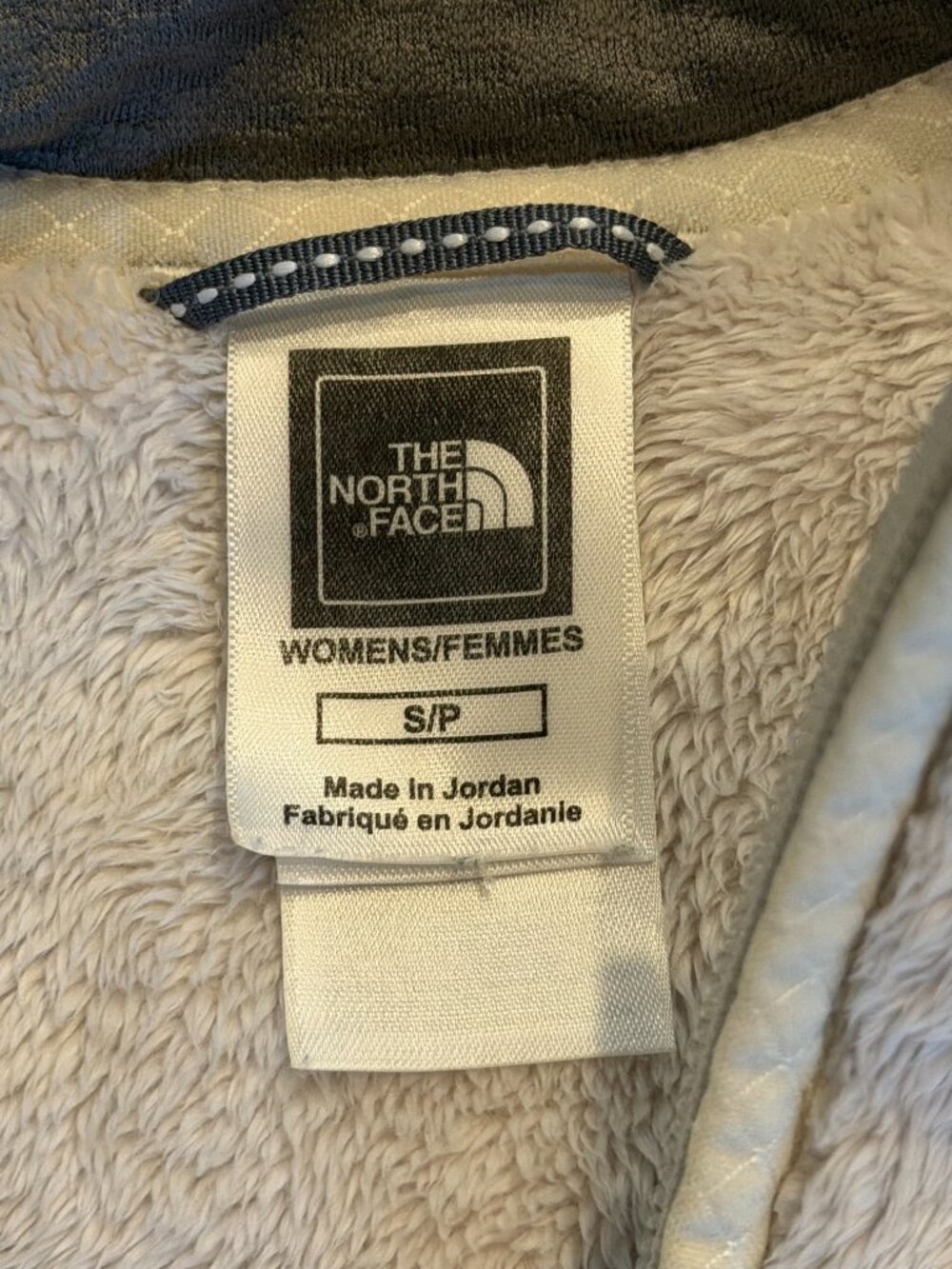 The North Face Womens Osito Quarter Zip Fleece Pullover Jacket White Small - Picture 6 of 11
